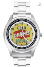 Montre Métal Bière pour amateurs de boissons fraîches
