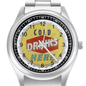 Montre Métal Bière pour amateurs de boissons fraîches