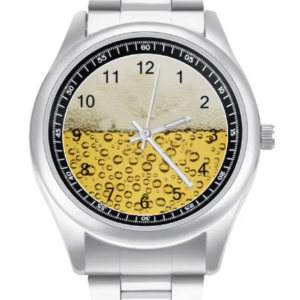 Montre Bière Métal Immersion, design unique et original