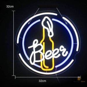 Éclairage néon bière pour décoration de bar