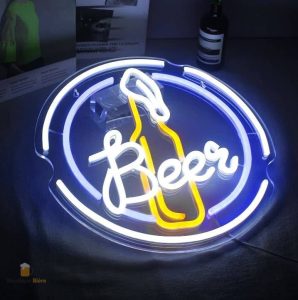Design vintage néon pour atmosphère conviviale
