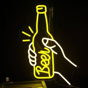Néon LED Bière Bouteille lumineux pour décoration de bar