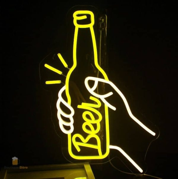 Néon LED Bière Bouteille lumineux pour décoration de bar