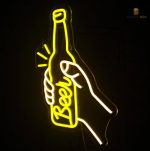 Néon décoratif bière pour ambiance festive dans les bars