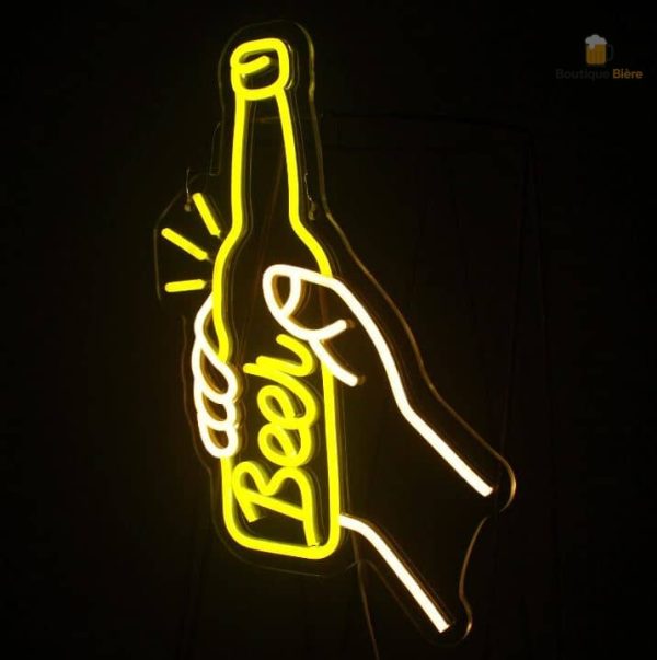 Néon décoratif bière pour ambiance festive dans les bars