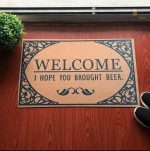 Tapis d'entrée J'Espère Que Tu As Pris De La Bière