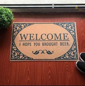 Tapis d'entrée J'Espère Que Tu As Pris De La Bière