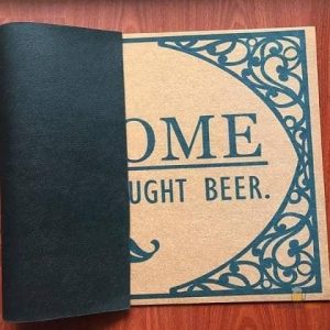Tapis de porte amusant sur le thème de la bière