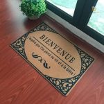 Tapis d'entrée humoristique sur le thème de la bière