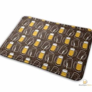 Paillasson intérieur avec motifs de chopes de bière