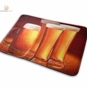 Paillasson intérieur avec motif verres de bière