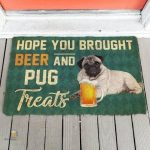 Paillasson Chien et Bière pour une entrée accueillante