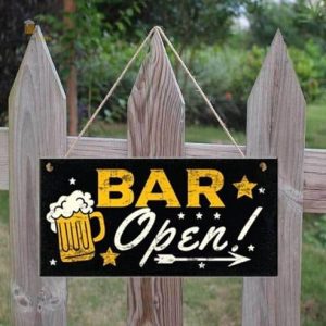 Décoration murale pour bar, style bière, ambiance conviviale