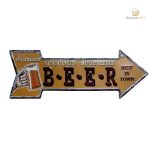 Panneau Flèche Bière Fraîche pour attirer les amateurs de bière