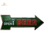 Panneau Flèche "We Are Open" pour accueil chaleureux