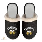 Pantoufles en forme de chopes de bière amusantes