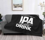 Couverture douce avec motifs de bière