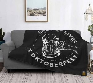 Plaid pour les soirées entre amis autour d'une bière