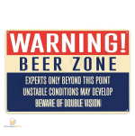 Plaque vintage pour passionnés de bière