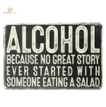 Plaque en métal personnalisée bière