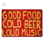 Plaque métallique bière artisanale