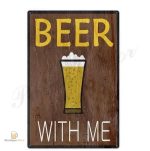 Plaque vintage pour pub ou taverne