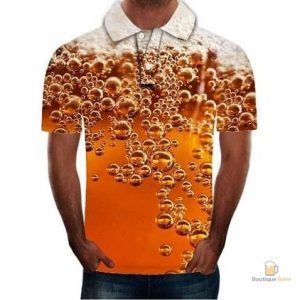 Polo tendance pour amateurs de mousse de bière