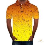 Vêtement homme inspiré de la bière et des bulles