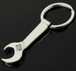 Porte clé décapsuleur clé à molette pratique et original