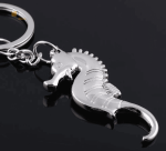 Porte clé décapsuleur en forme d'hippocampe