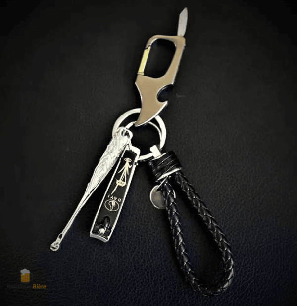 Décapsuleur porte clé, design compact et utile