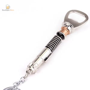 Porte clé décapsuleur en forme de sabre laser