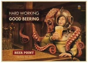 Affiche amusante sur la bière pour décorer