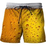 Short relaxant avec design inspiré de la bière