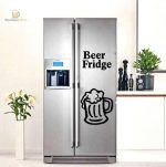 Autocollant frigo original bière, parfait pour les amateurs de bière
