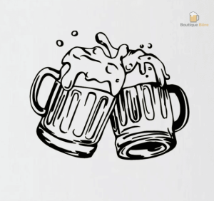 Sticker Chopes de Bière pour décorer vos espaces festifs