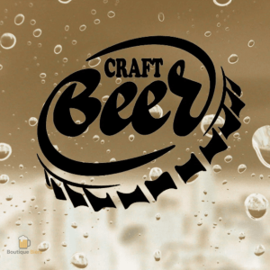 Autocollant original sur le thème de la bière pour décoration