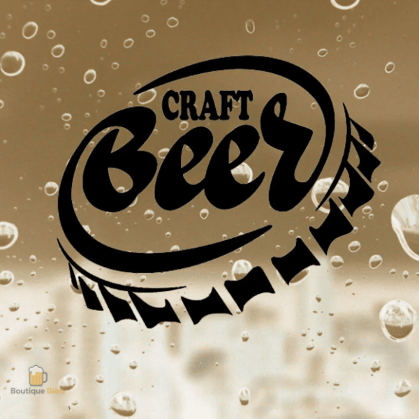 Autocollant original sur le thème de la bière pour décoration
