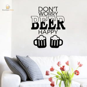 Autocollant humoristique sur le thème de la bière