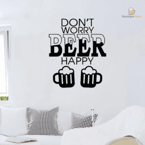 Décoration originale pour un espace dédié à la bière