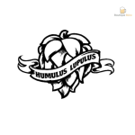 Sticker Houblon Humulus Lupulus pour amateurs de bière