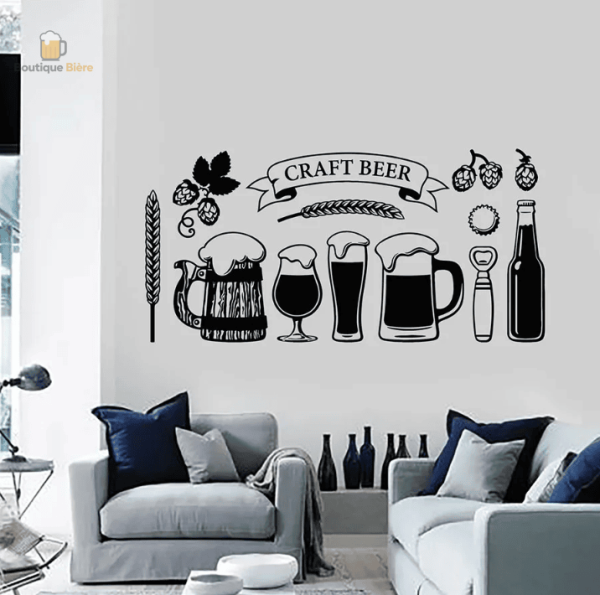Autocollant bière pour personnaliser vos verres