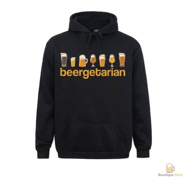 Sweat-shirt avec capuche pour les passionnés de bière