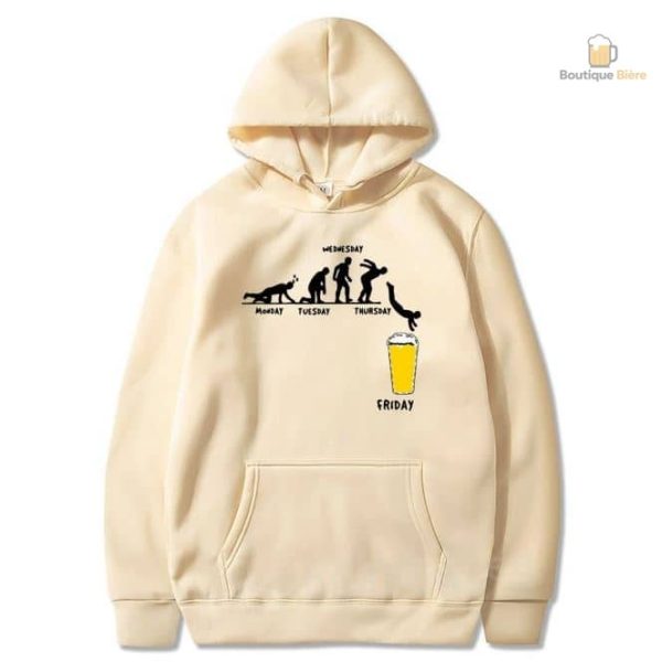 Sweat à capuche pour les passionnés de bière