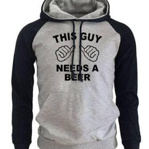 Sweat-shirt humoristique sur le thème de la bière