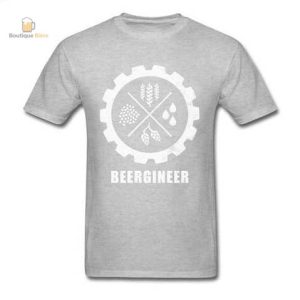 T-Shirt Beergineer, design humoristique pour amateurs de bière