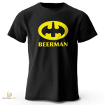 T-Shirt Beer Man avec design amusant sur le thème de la bière