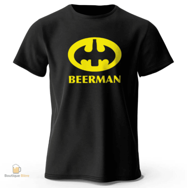 T-Shirt Beer Man avec design amusant sur le thème de la bière
