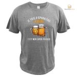 T-Shirt avec motif bière amusant