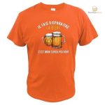T-Shirt original avec un message sur la bière
